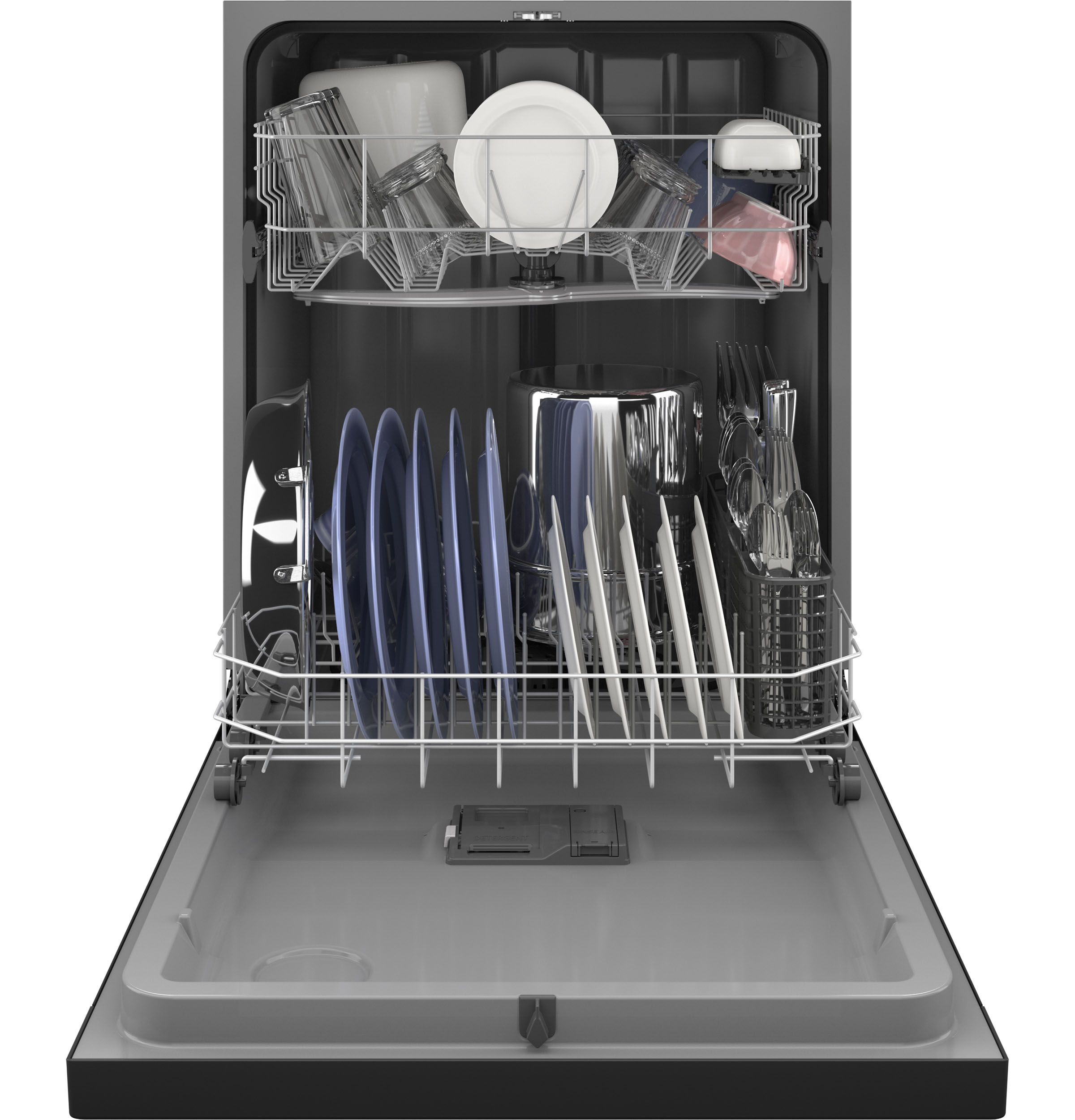 GE Dishwasher with Front Controls | GDF535PGRBB