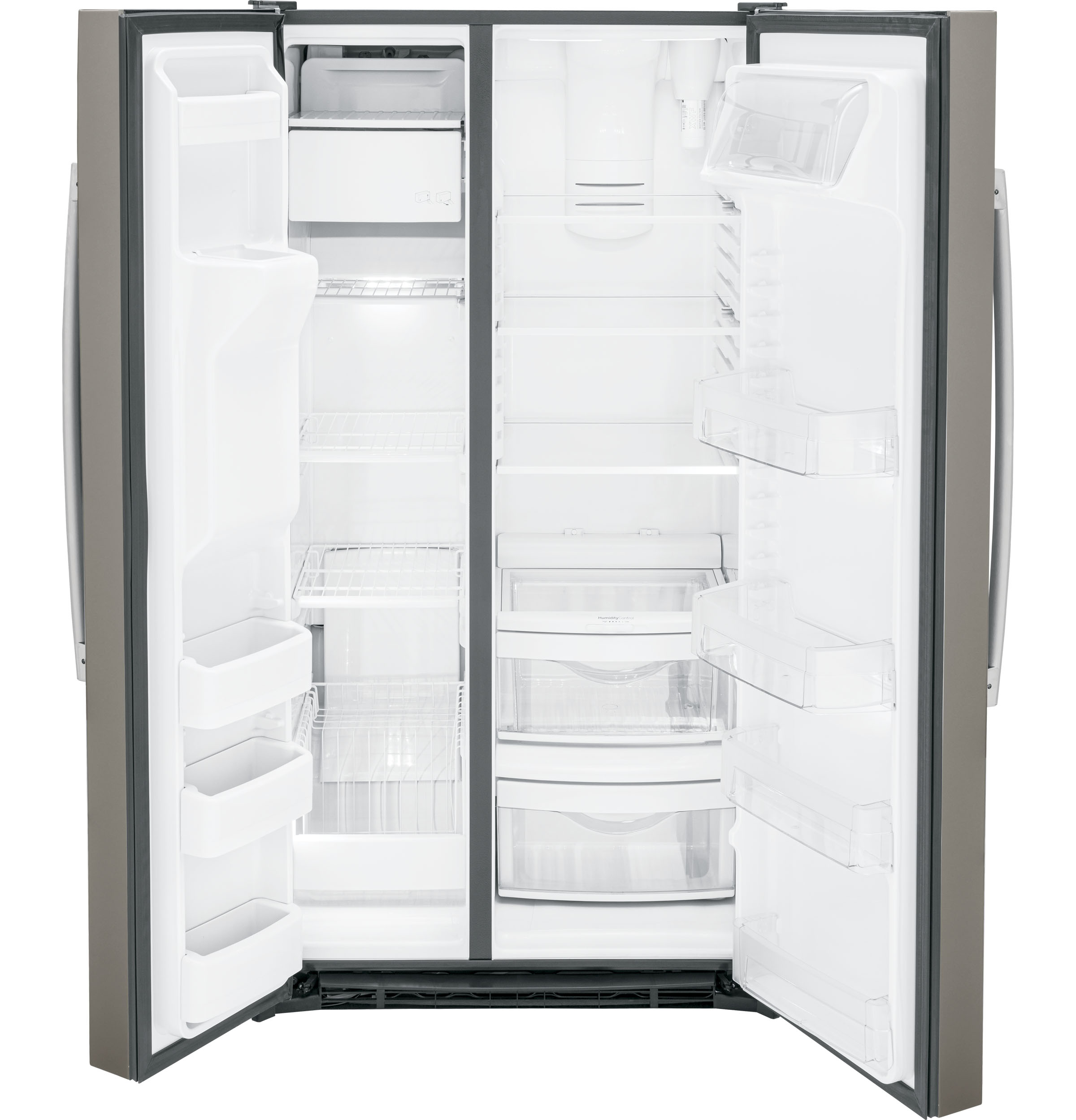 GE 25.3 Cu. Ft. Side-By-Side Refrigerator | GSS25GMPES