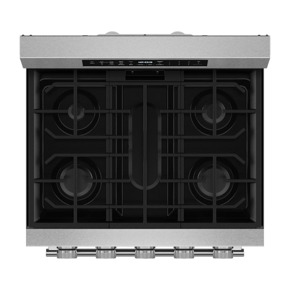 KitchenAid 5.0 Cu. Ft. Smart Freestanding Gas Range with Convection Cooking Modes | KFGS530SPS