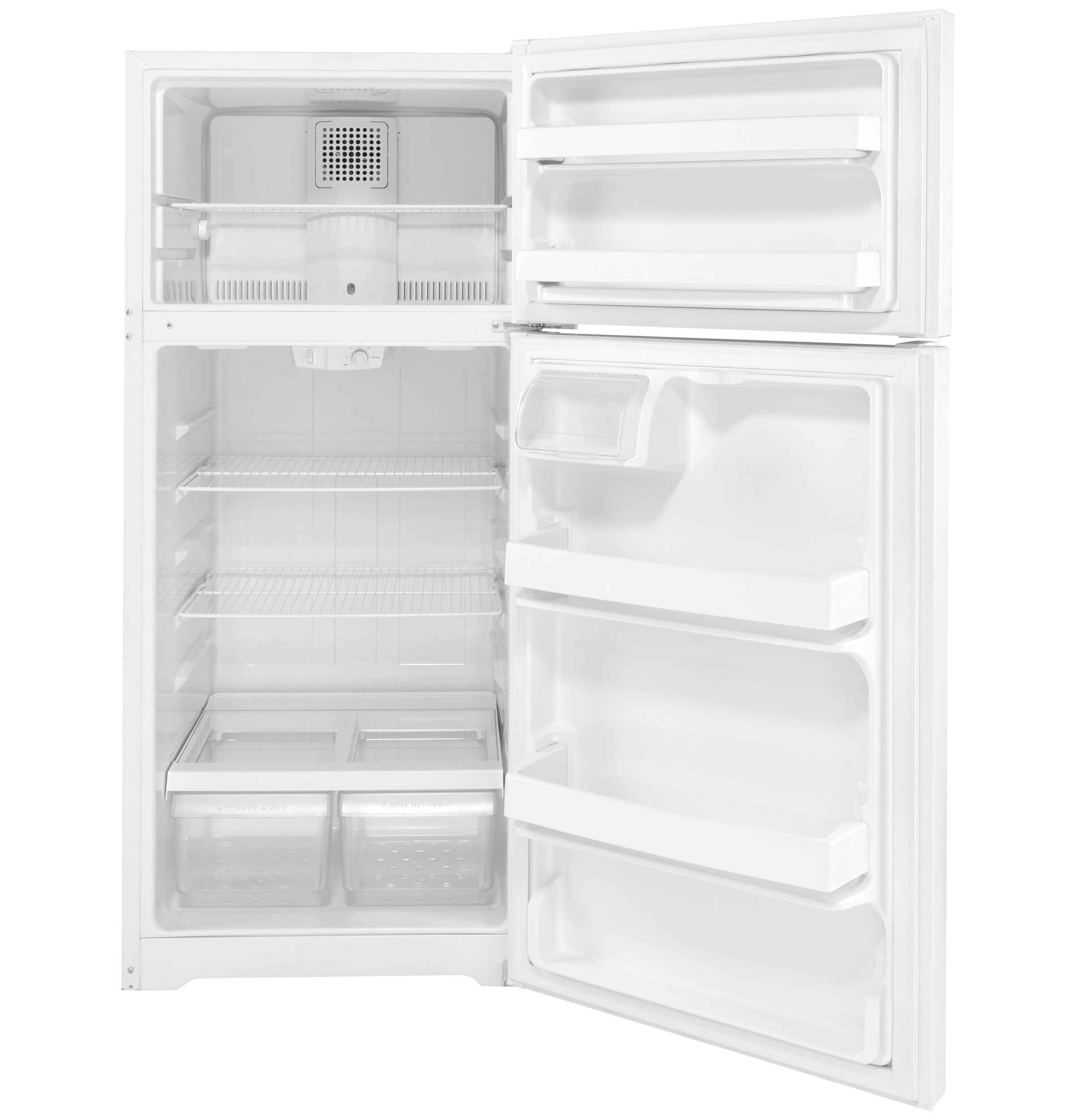 GE 16.6 Cu. Ft. Top-Freezer Refrigerator | GTS17DTNRWW