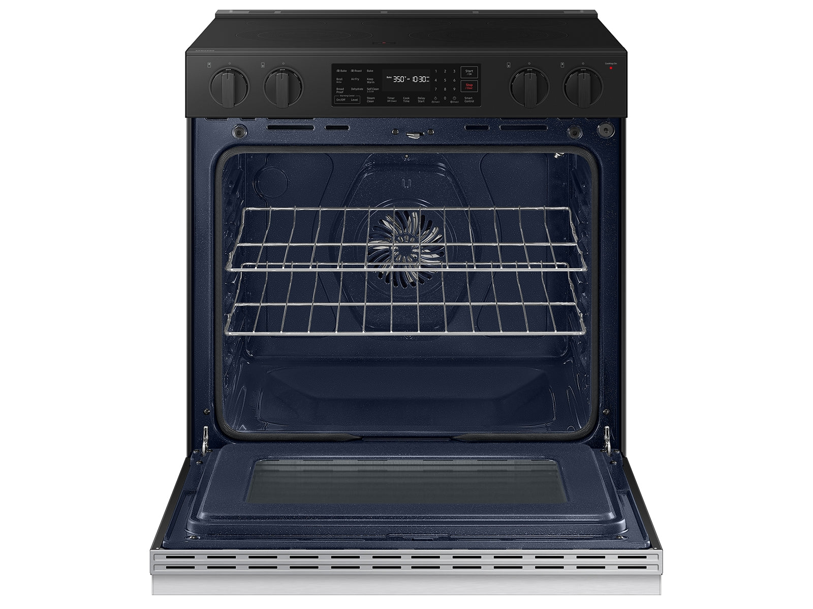 Samsung Bespoke 6.3 cu. ft. Smart Slide-In Electric Range with Air Fry & Precision Knobs | NSE6DG8300SR