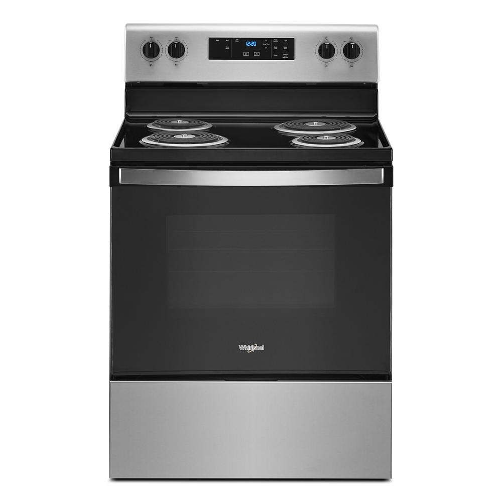 Whirlpool 4.8 cu. ft. Electric Range with Keep Warm setting | WFC315S0JS