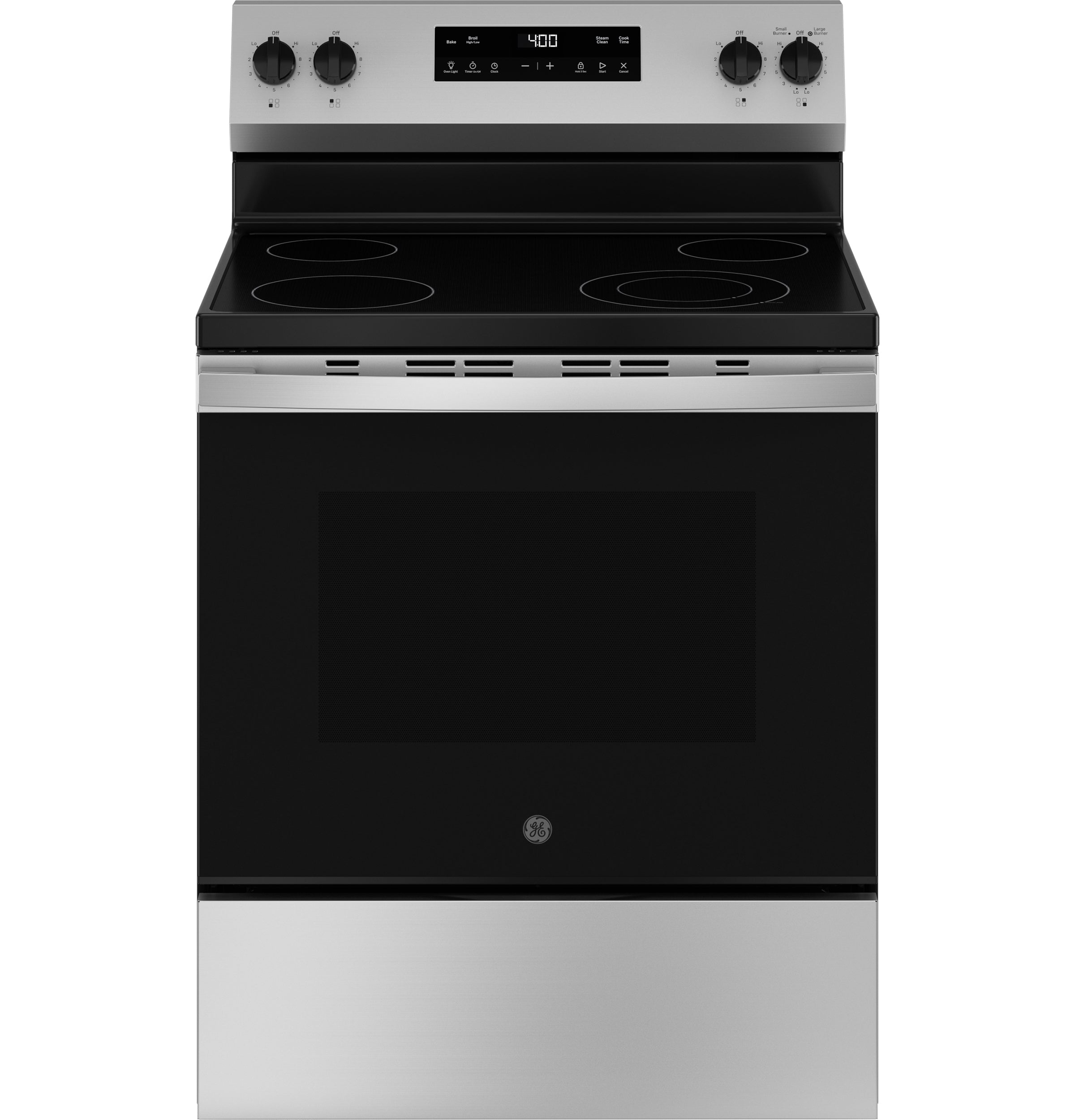 GE 30" Free-Standing Electric Range Glass Top | GRF400SVSS