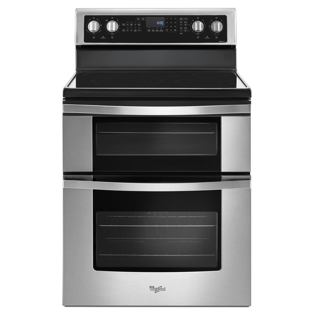 Whirlpool 6.7 Cu. Ft. Electric Double Oven Range with True Convection | WGE745C0FS