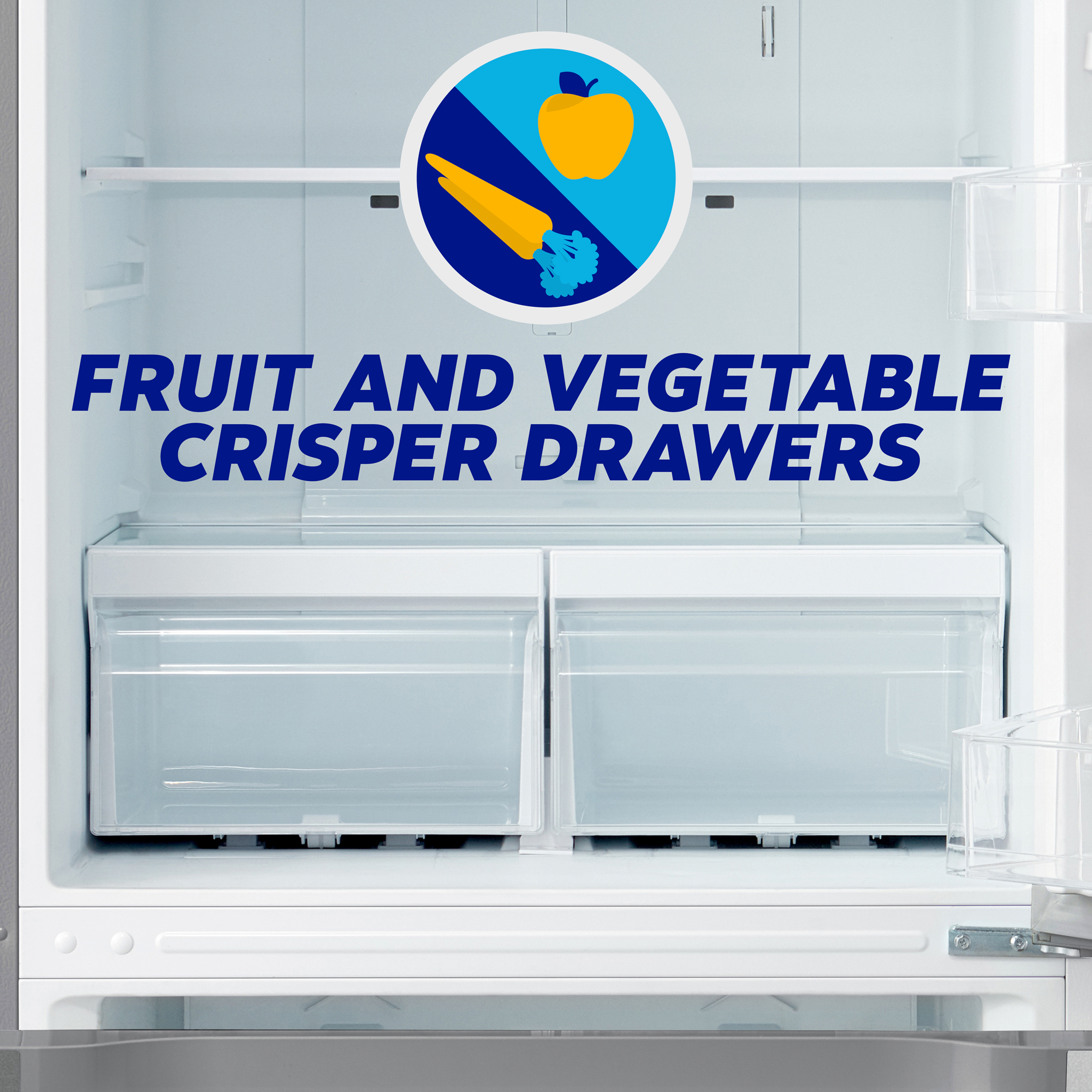 Element Electronics 18.4 cu. ft. French Door Refrigerator | ERFD19CGCW