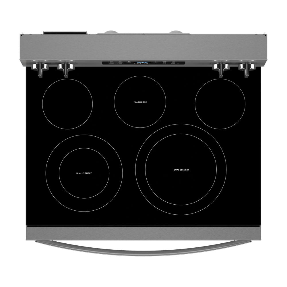 Whirlpool Electric Range with Air Cooking Technology, No Preheat Air Fry and Air Baking and Self Clean | WFES5030RS