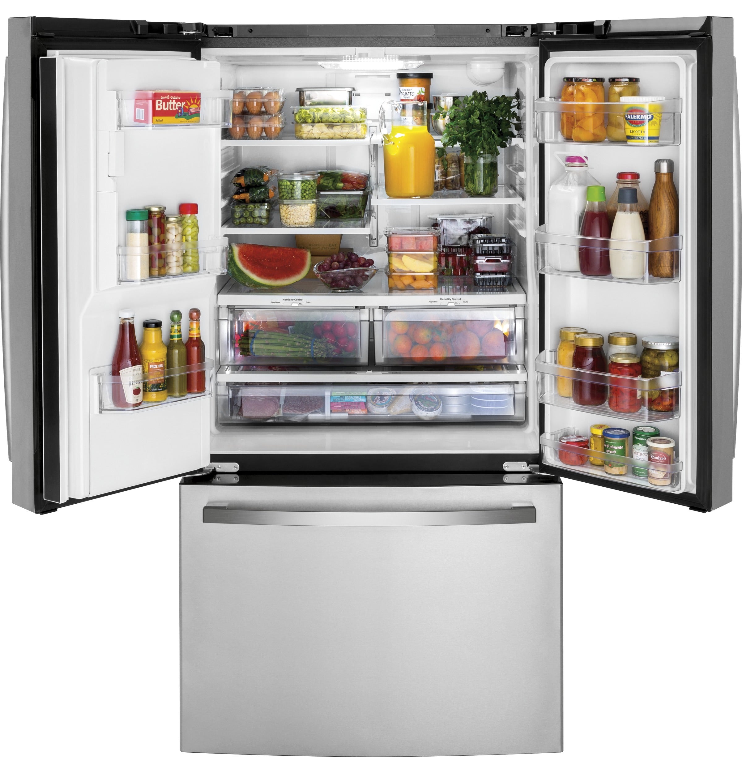 GE ENERGY STAR® 25.7 Cu. Ft. French-Door Refrigerator | GFE26JYMFS