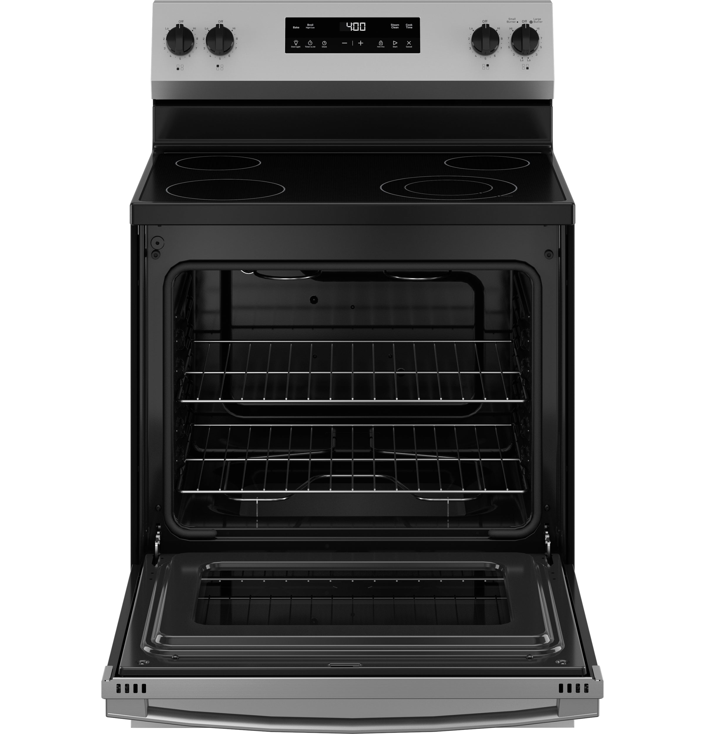 GE 30" Free-Standing Electric Range Glass Top | GRF400SVSS