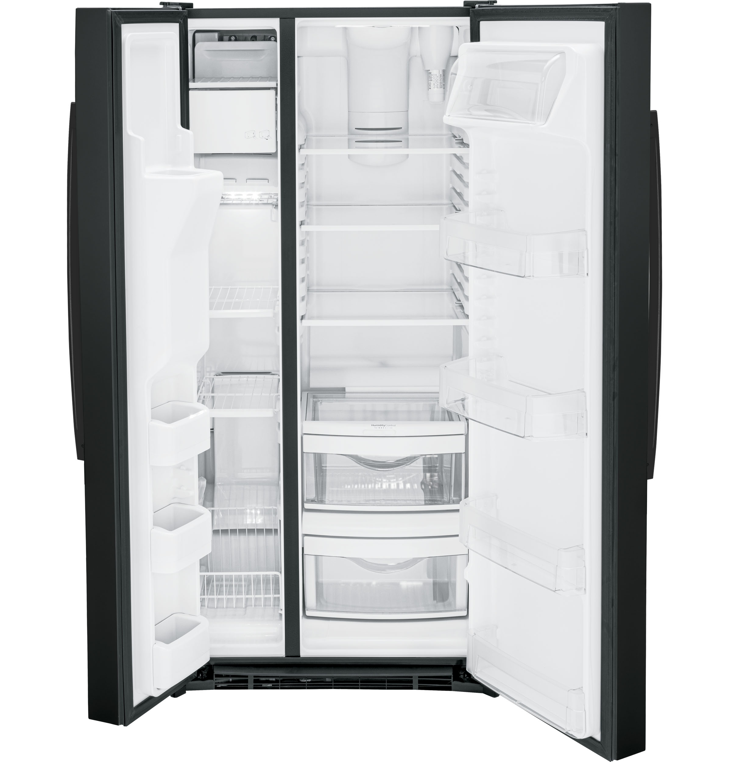 GE ENERGY STAR® 23.0 Cu. Ft. Side-By-Side Refrigerator | GSE23GGPBB