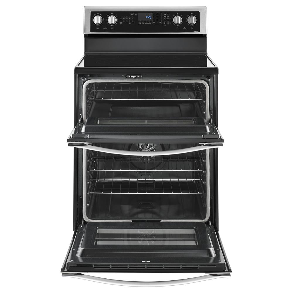 Whirlpool 6.7 Cu. Ft. Electric Double Oven Range with True Convection | WGE745C0FS