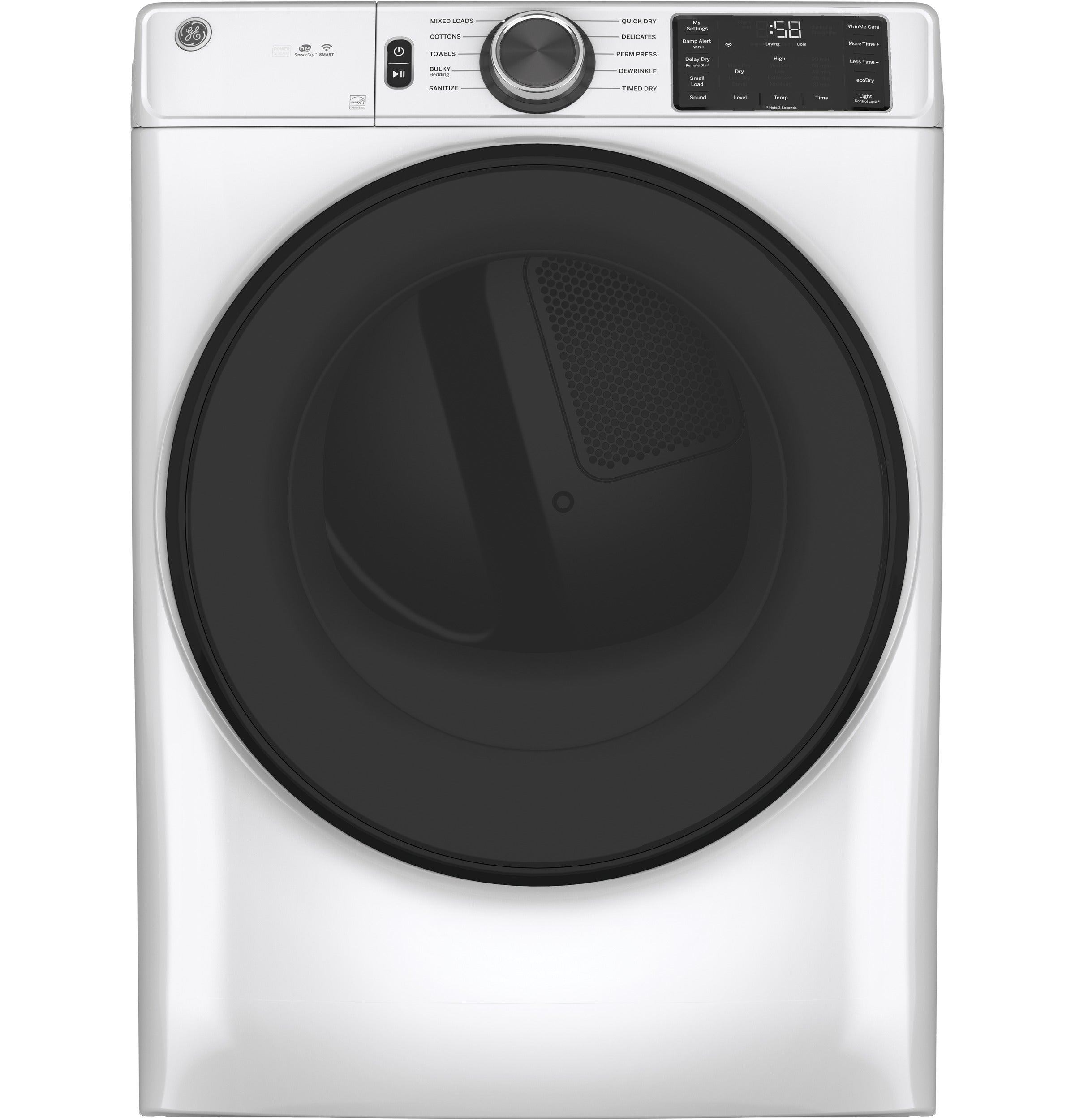GE Front Load Dryer | GFD55GSSNWW | Gas