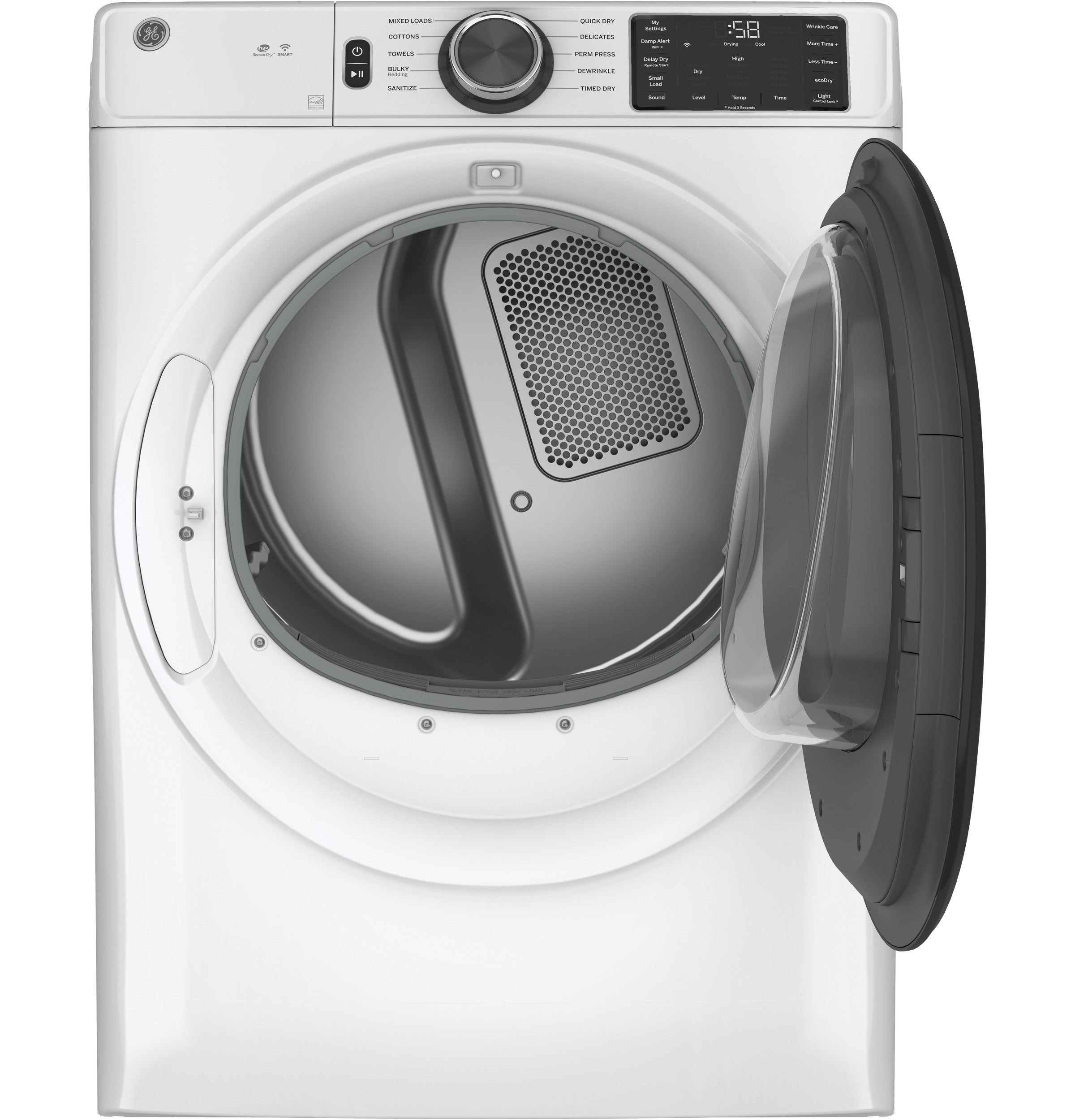 GE Front Load Dryer | GFD55GSSNWW | Gas