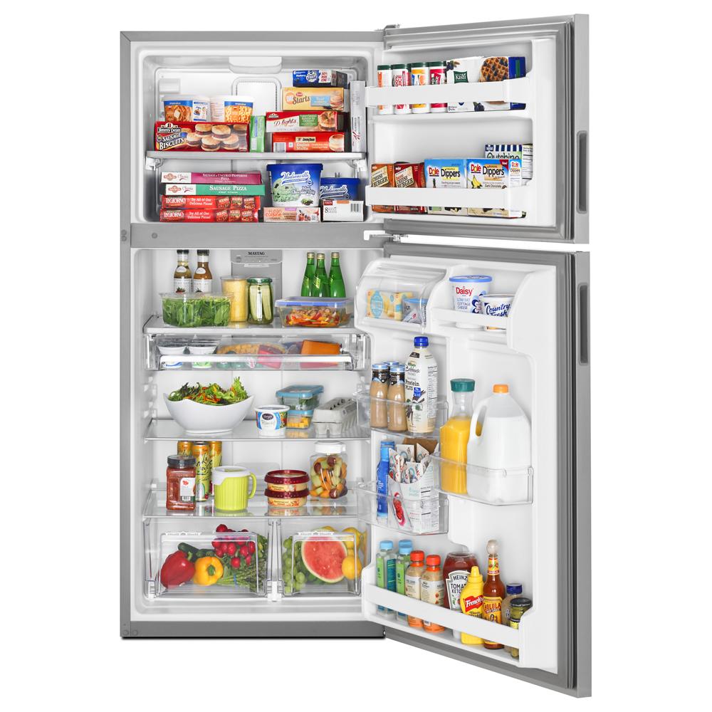 Maytag 33-Inch Wide Top Freezer Refrigerator | MRT311FFFZ | 21 cbft