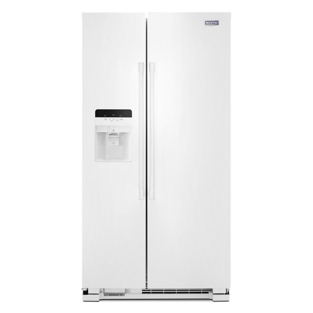 Maytag 36-Inch Wide Side-by-Side Refrigerator - 25 Cu. Ft. | MSS25C4MGW